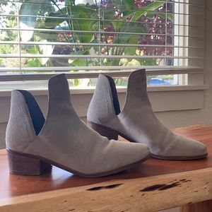 Grey Suede Booties